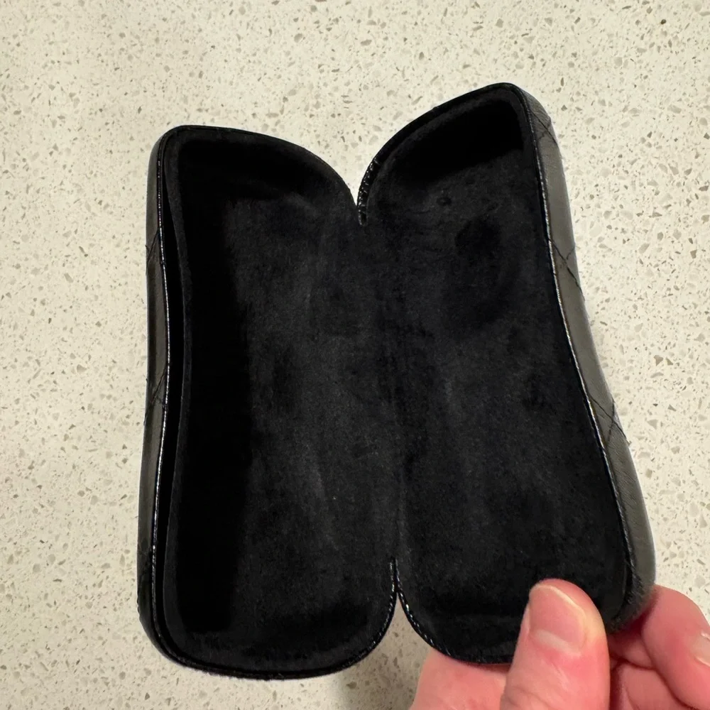 Chanel Quilted Leather Sunglasses Case Like new